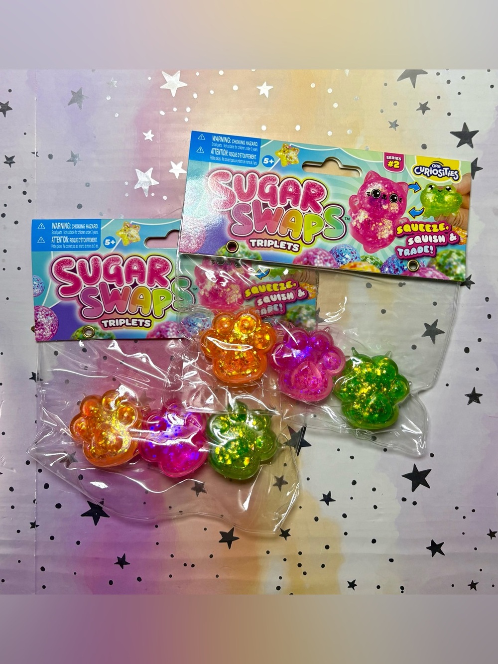 ORB Sugar Swaps Paw Prints Triplets Series 2 2-Pack